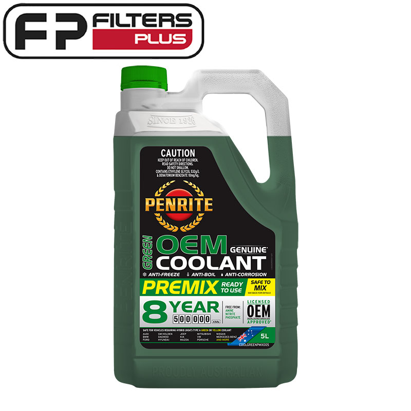 green or red coolant